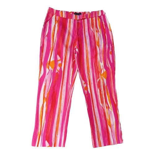 Pre-owned Gucci Slim Pants In Pink