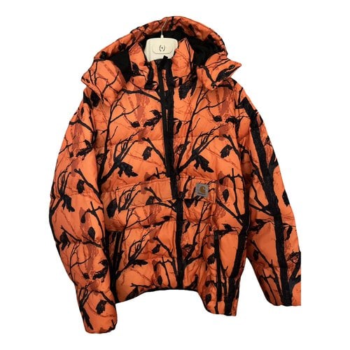 Pre-owned Carhartt Jacket In Orange