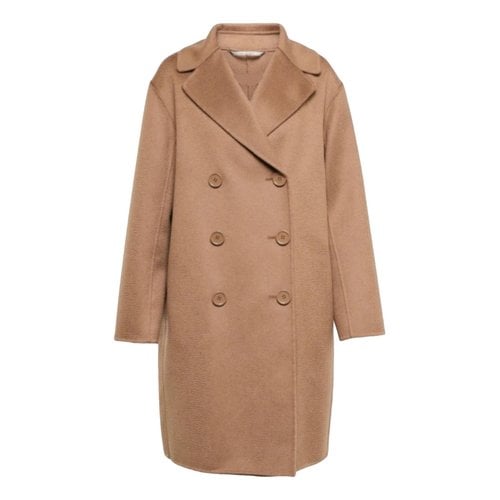 Pre-owned Max Mara Cashmere Coat In Camel