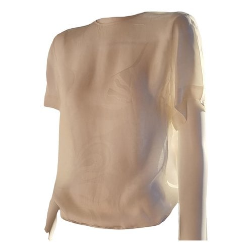 Pre-owned Emilio Pucci Blouse In White