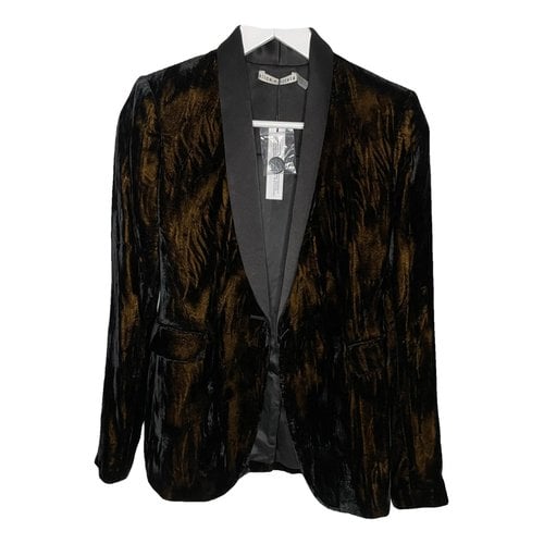 Pre-owned Alice And Olivia Blazer In Brown