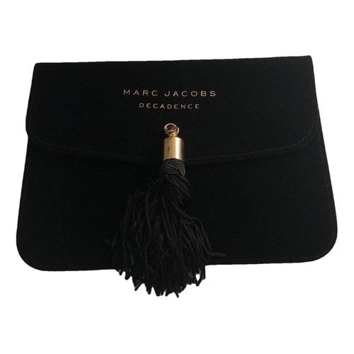 Pre-owned Marc Jacobs Velvet Clutch Bag In Black