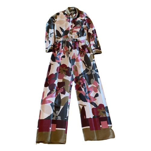 Pre-owned Loro Piana Silk Jumpsuit In Multicolour