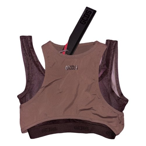 Pre-owned Gcds Camisole In Brown