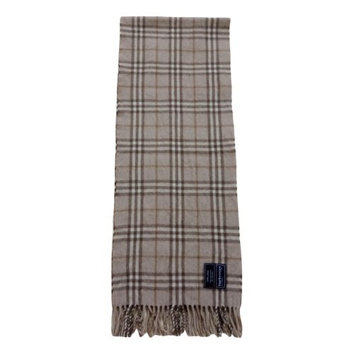 Pre-owned Burberry Wool Scarf In Other