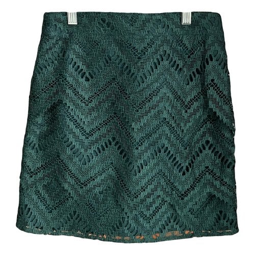 Pre-owned Maje Mini Skirt In Green