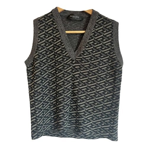 Pre-owned Versace Vest In Green