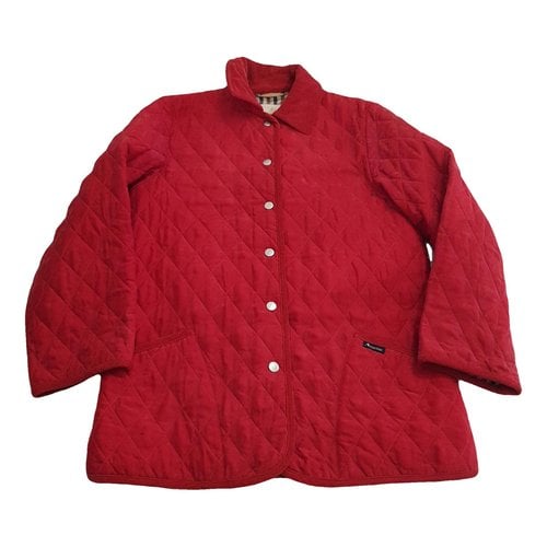 Pre-owned Aquascutum Jacket In Red