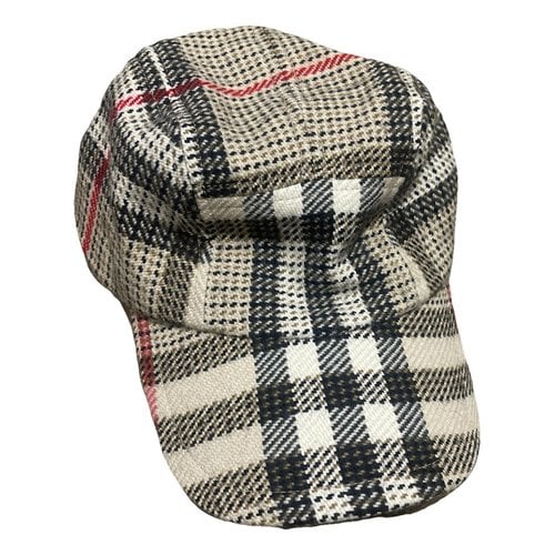 Pre-owned Burberry Wool Hat In Beige