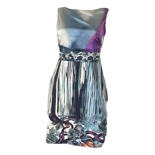 Pre-owned Elie Tahari Mini Dress In Multicolour