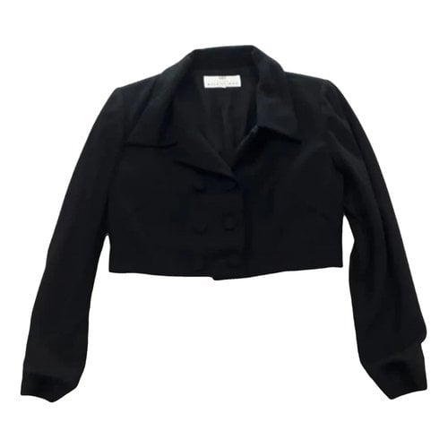 Pre-owned Balenciaga Linen Blazer In Black