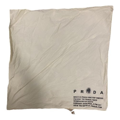 Pre-owned Prada Silk Handkerchief In Yellow