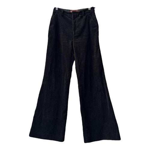 Pre-owned Alexa Chung Trousers In Black