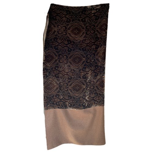 Pre-owned Loro Piana Velvet Mid-length Skirt In Brown