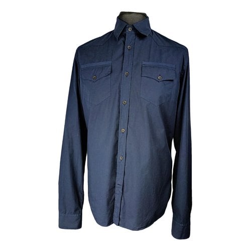 Pre-owned Tomas Maier Shirt In Blue
