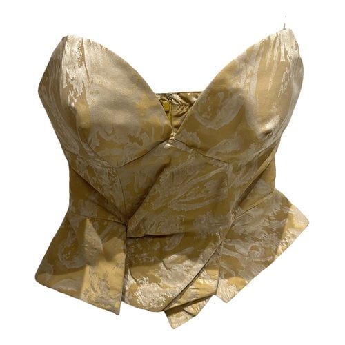 Pre-owned Vivienne Westwood Red Label Corset In Gold