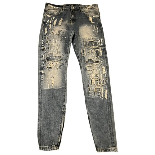 Pre-owned Represent Straight Jeans In Blue
