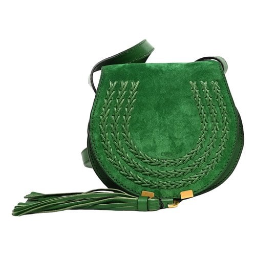Pre-owned Chloé Marcie Crossbody Bag In Green