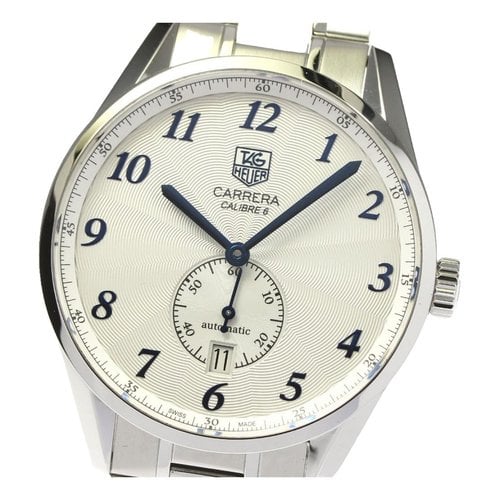 Pre-owned Tag Heuer Watch In Silver