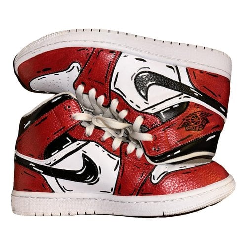 Pre-owned Jordan 1 High Trainers In Multicolour