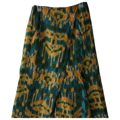 Pre-owned Ulla Johnson Mid-length Skirt In Green