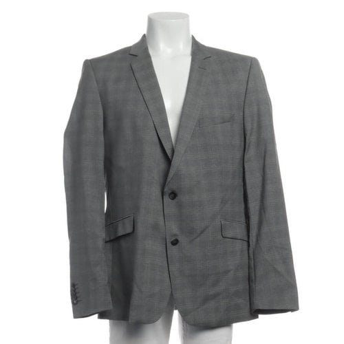 Pre-owned Strellson Wool Jacket In Grey