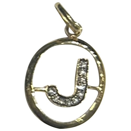 Pre-owned Annoushka Yellow Gold Pendant In Silver