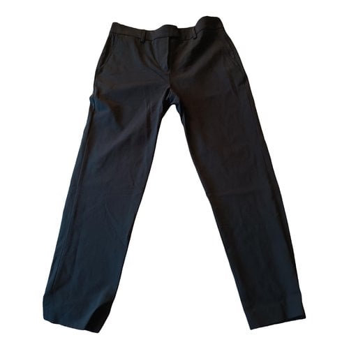 Pre-owned Fendi Wool Trousers In Black
