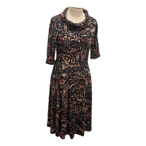 Pre-owned Max & Co Wool Maxi Dress In Brown
