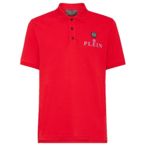 Pre-owned Philipp Plein Polo Shirt In Red