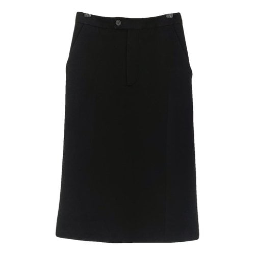 Pre-owned Maison Margiela Mid-length Skirt In Black