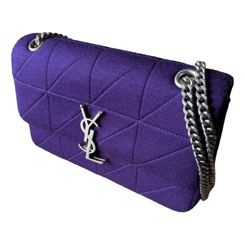 Pre-owned Saint Laurent Jamie Crossbody Bag In Purple