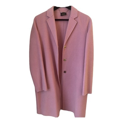 Pre-owned Liujo Wool Coat In Pink