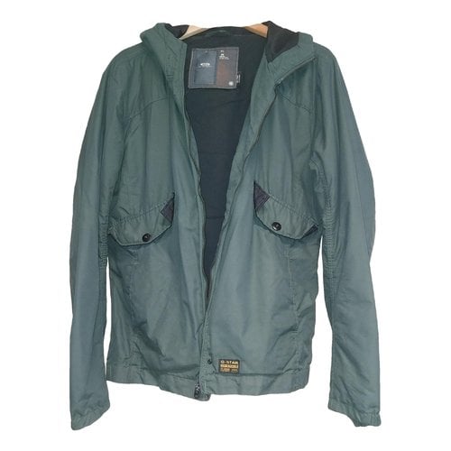 Pre-owned G-star Raw Coat In Green