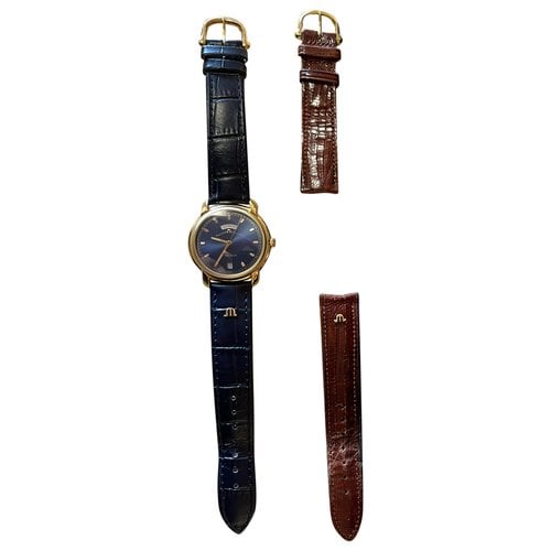 Pre-owned Maurice Lacroix Watch In Blue