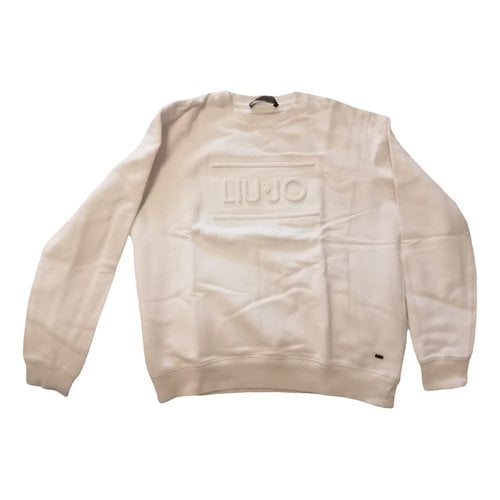 Pre-owned Liujo Sweatshirt In White
