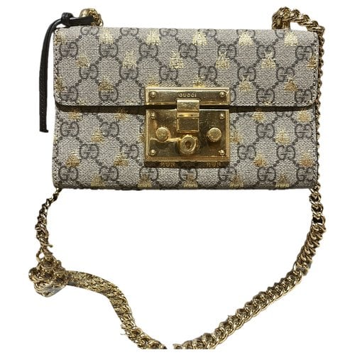 Pre-owned Gucci Padlock Leather Handbag In Multicolour