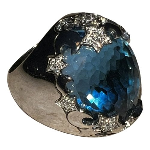 Pre-owned Pasquale Bruni White Gold Ring In Blue