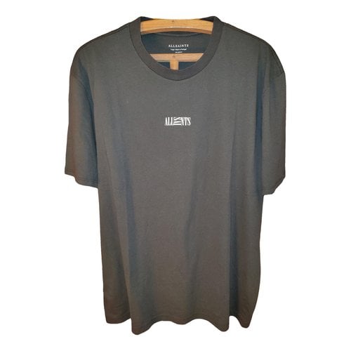 Pre-owned Allsaints T-shirt In Black