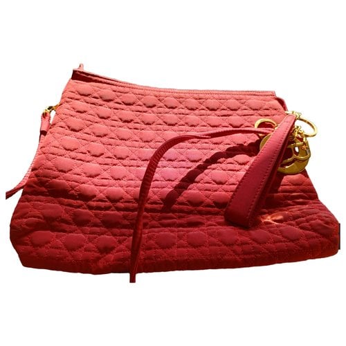 Pre-owned Dior Clutch Bag In Red