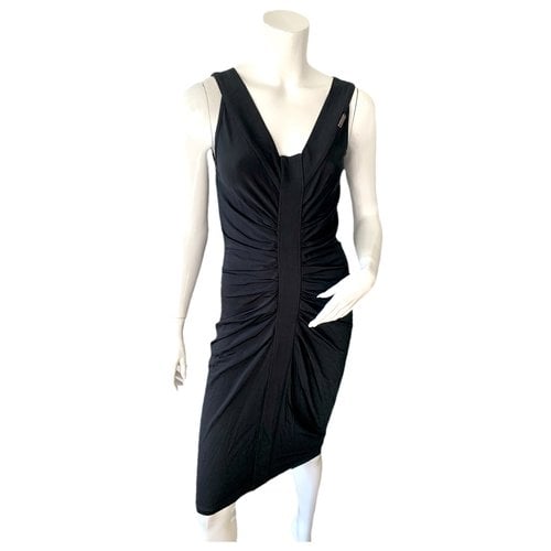 Pre-owned Galliano Mid-length Dress In Black