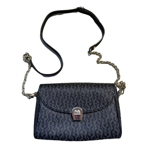 Pre-owned Aigner Crossbody Bag In Blue