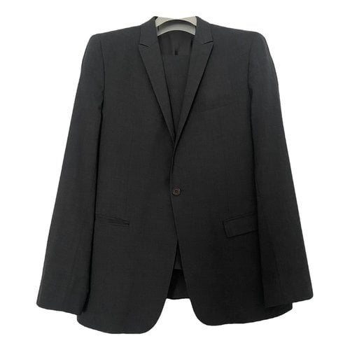 Pre-owned Armani Collezioni Wool Suit In Grey