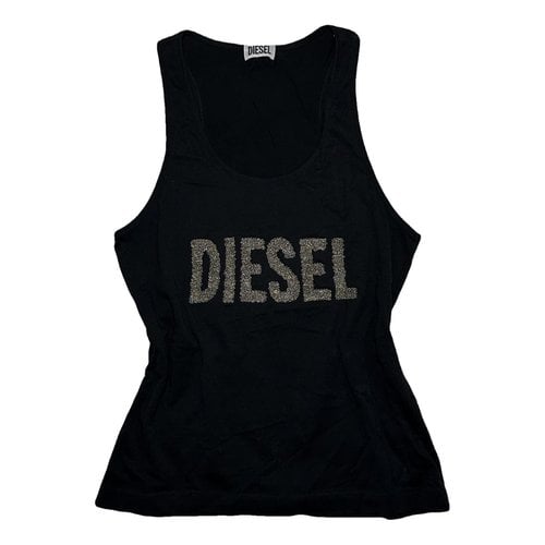 Pre-owned Diesel Vest In Black