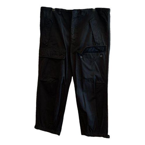 Pre-owned Kenzo Trousers In Black