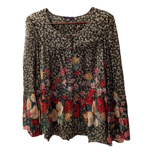 Pre-owned Kenzo Silk Blouse In Multicolour