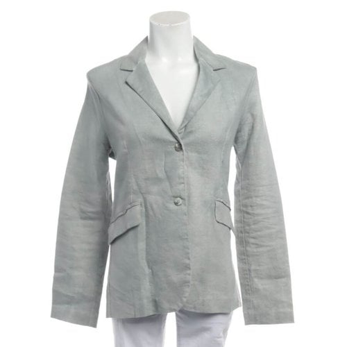 Pre-owned Avant Toi Linen Blazer In Grey