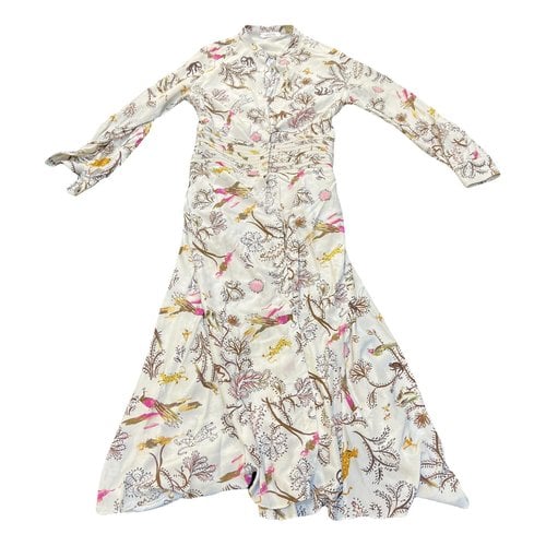 Pre-owned Dorothee Schumacher Silk Mid-length Dress In Multicolour
