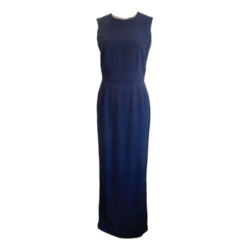 Pre-owned Maison Margiela Maxi Dress In Navy