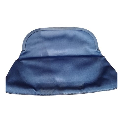 Pre-owned Chloé Silk Clutch Bag In Blue
